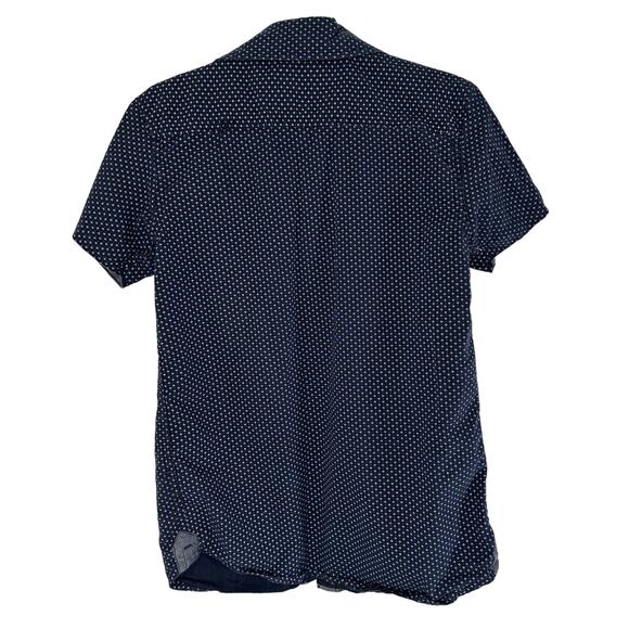Distortion Boys Button Up Collared Dress Shirt Short Sleeves with Front Pocket - Picture 2 of 3